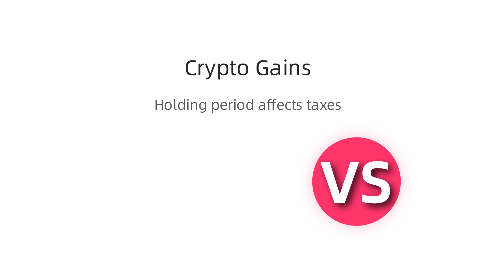 Compare the tax implications for short-term (held one year or less) versus long-term (held more than one year) crypto capital gains.